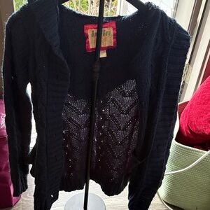 Billabong Women's Black Knit Cardigan